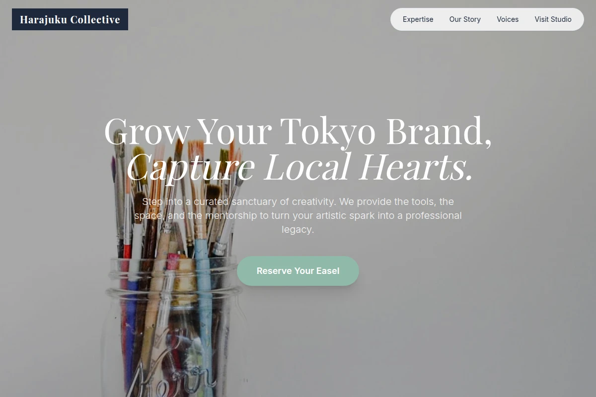 Curated Art Studio